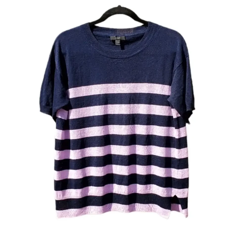 J. Crew Knit‎ Linen Scoop Neckline Sweater Top Size XS